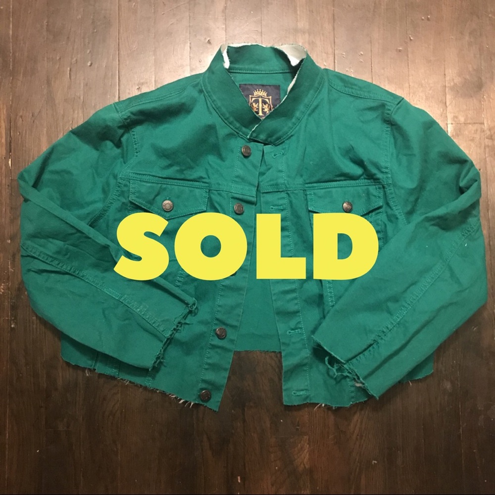 Green Denim jacket